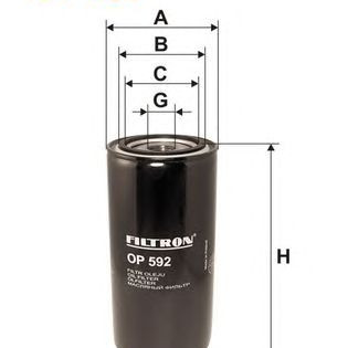 Filter za ulje FILTRON OP 592