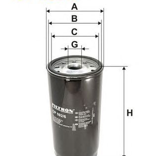 Filter za ulje FILTRON OP 592/6