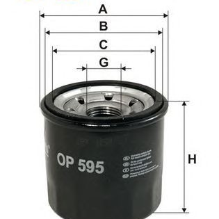 Filter za ulje FILTRON OP 595