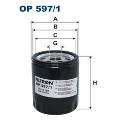 Filter za ulje FILTRON OP 597/1