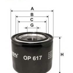 Filter za ulje FILTRON OP 617