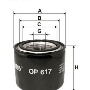 Filter za ulje FILTRON OP 617