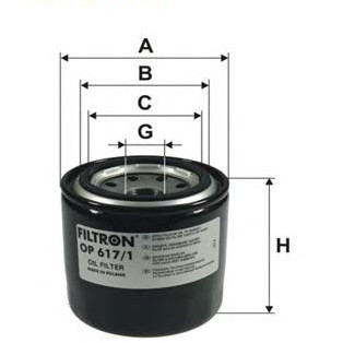 Filter za ulje FILTRON OP 617/1