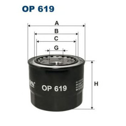 Filter za ulje FILTRON OP 619