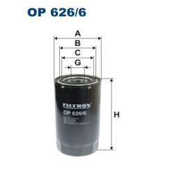 Filter za ulje FILTRON OP 626/6