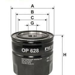 Filter za ulje FILTRON OP 628