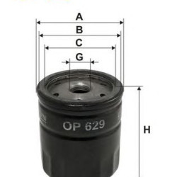 Filter za ulje FILTRON OP 629