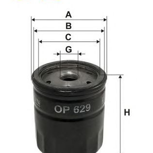 Filter za ulje FILTRON OP 629