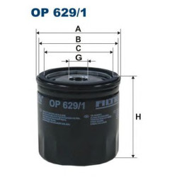 Filter za ulje FILTRON OP 629/1