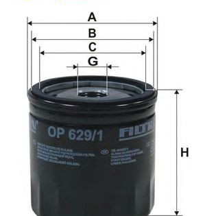 Filter za ulje FILTRON OP 629/1