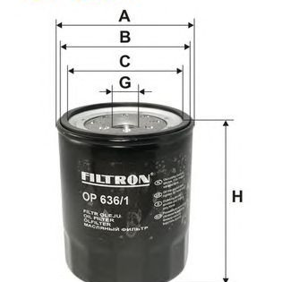 Filter ulja FILTRON OP 636/1