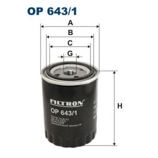 Filter za ulje FILTRON OP 643/1