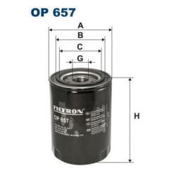 Filter za ulje FILTRON OP 657