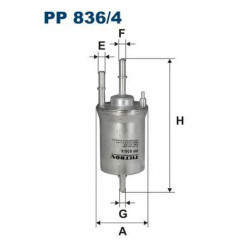 Filter za gorivo FILTRON PP 836/4