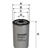 Filter goriva FILTRON PP 837/1