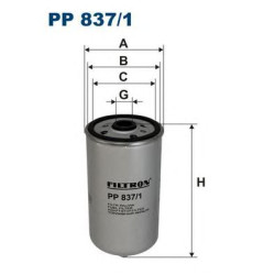 Filter za gorivo FILTRON PP 837/1