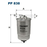 Filter goriva FILTRON PP 838