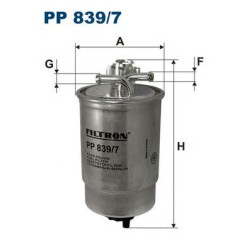 Filter za gorivo FILTRON PP 839/7