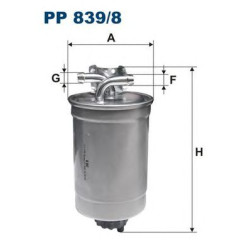 Filter za gorivo FILTRON PP 839/8