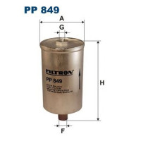 Filter goriva FILTRON PP 849