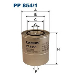 Filter za gorivo FILTRON PP 854/1