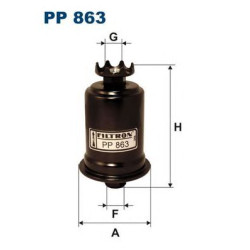 Filter za gorivo FILTRON PP 863