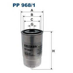 Filter za gorivo FILTRON PP 968/1