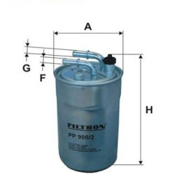 Filter za gorivo FILTRON PP 990/2
