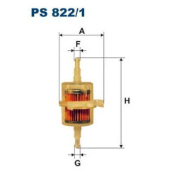 Filter za gorivo FILTRON PS 822/1