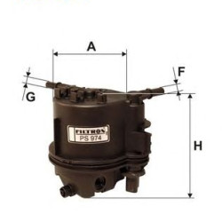 Filter za gorivo FILTRON PS 974