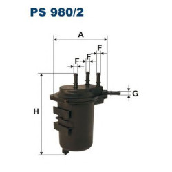 Filter za gorivo FILTRON PS 980/2