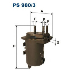 Filter za gorivo FILTRON PS 980/3