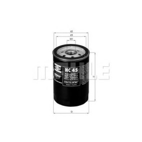 Hidraulični filter, automatski mjenjač MAHLE HC 45