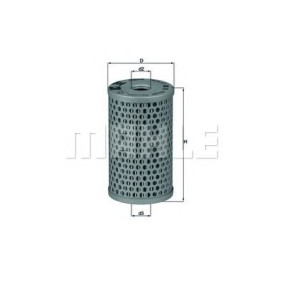 Hidraulični filter, upravljanje MAHLE HX 15