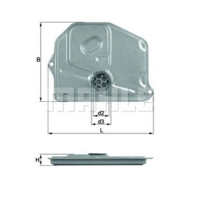 Hidraulični filter, automatski mjenjač MAHLE HX 45