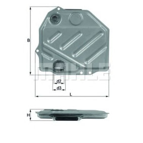 Hidraulični filter, automatski mjenjač MAHLE HX 48
