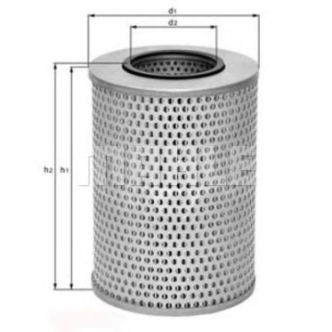 Filter, radna hidraulika MAHLE HX 80