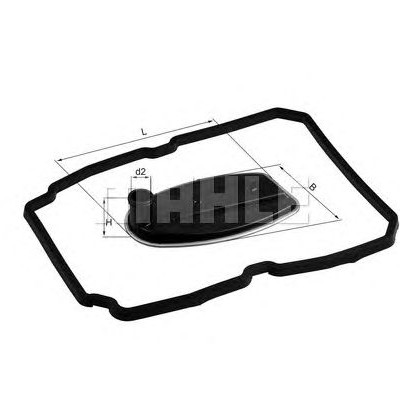 Hidraulični filter, automatski mjenjač MAHLE HX 81D