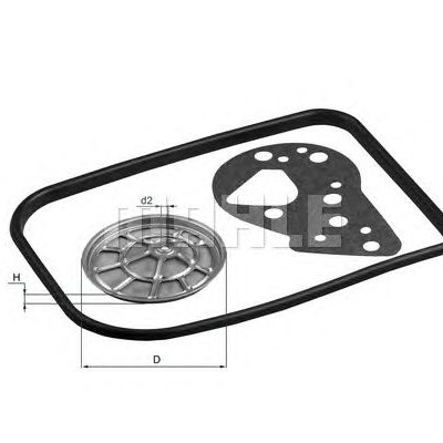 Hidraulični filter, automatski mjenjač MAHLE HX 82D