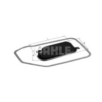 Hidraulični filter, automatski mjenjač MAHLE HX 84D