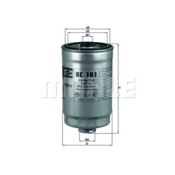 Filter za gorivo MAHLE KC 101