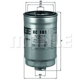 Filter goriva MAHLE KC 101