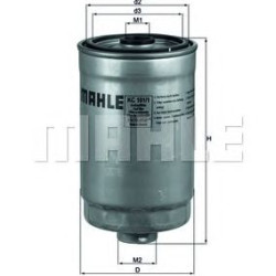 Filter za gorivo MAHLE KC 101/1