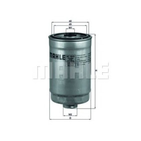 Filter za gorivo MAHLE KC 101/1