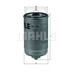 Filter za gorivo MAHLE KC 102