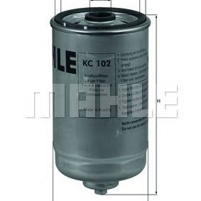 Filter goriva MAHLE KC 102