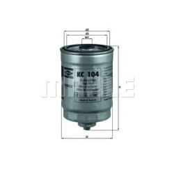 Filter za gorivo MAHLE KC 104