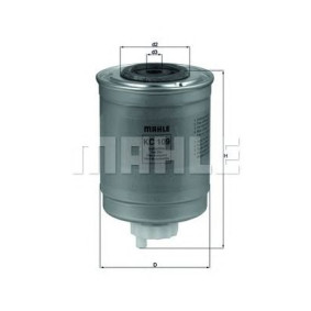 Filter za gorivo MAHLE KC 109