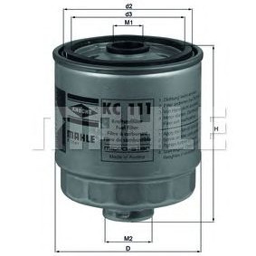 Filter goriva MAHLE KC 111