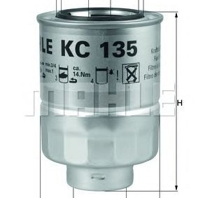 Filter goriva MAHLE KC 135D
